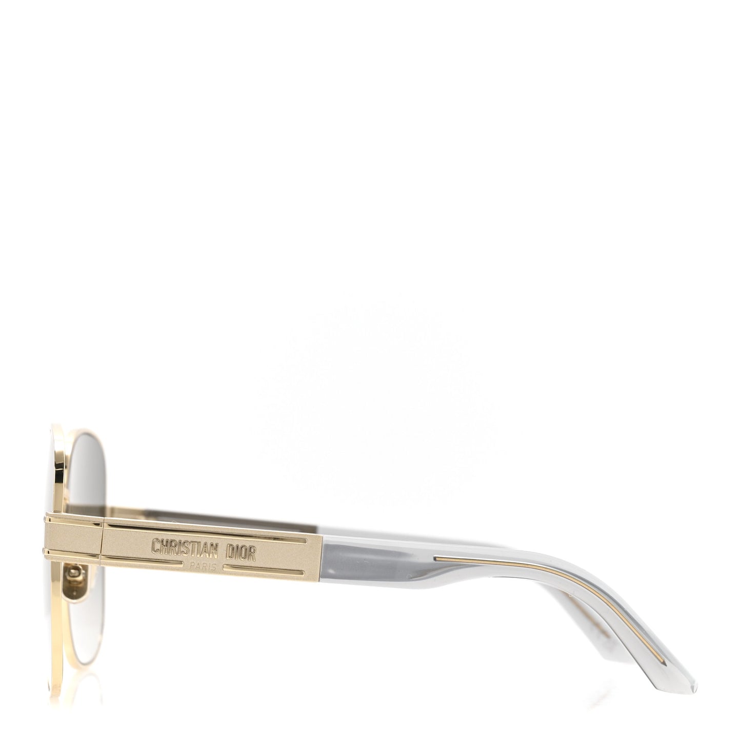 Diorsignature S5U Square Sunglasses Gold
