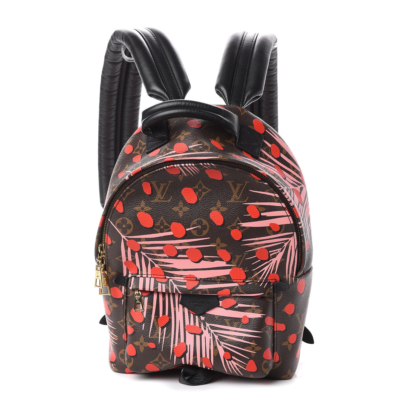 Monogram Jungle Dots Palm Springs Backpack PM Sugar Pink Poppy