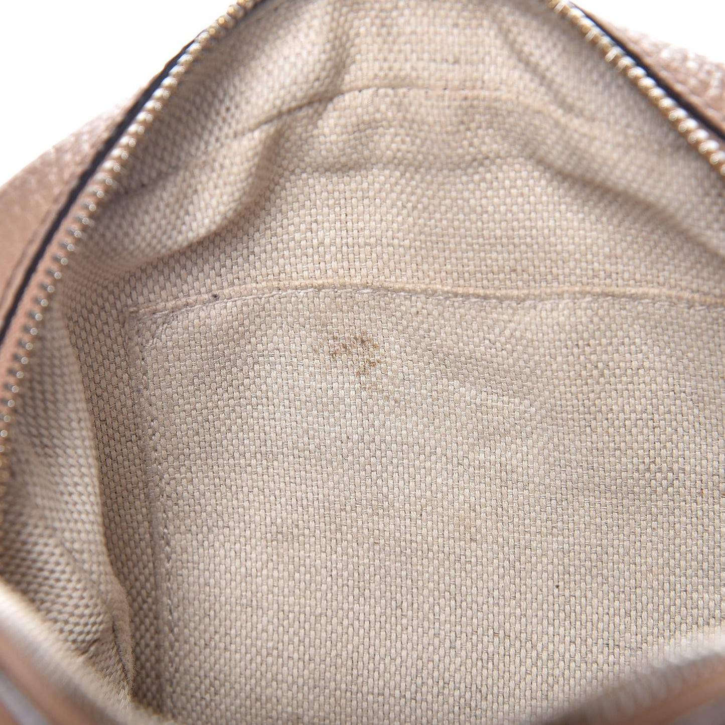 Pebbled Calfskin Small Soho Disco Bag Camelia