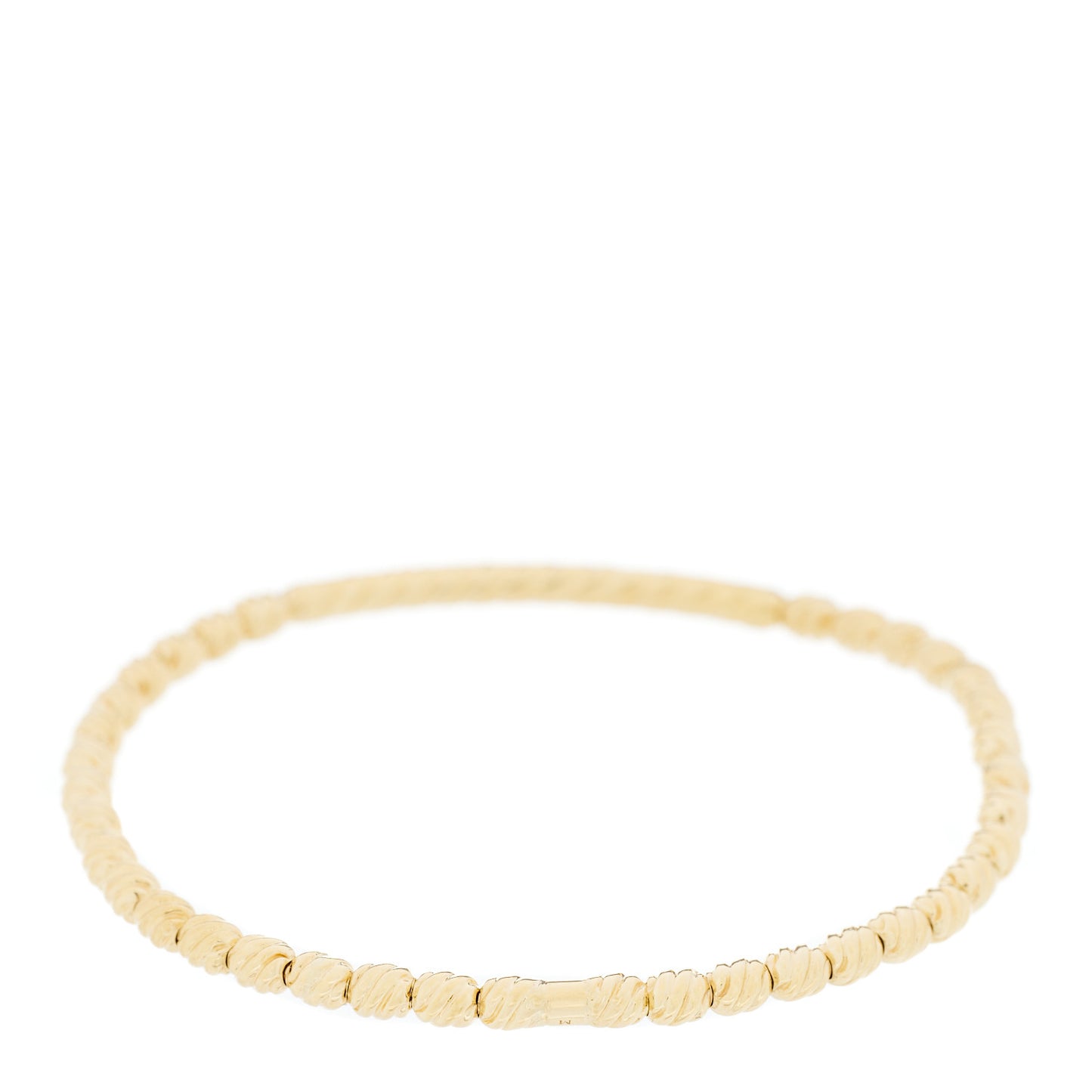 18K Yellow Gold Diamond Petite Pave Flex Bracelet