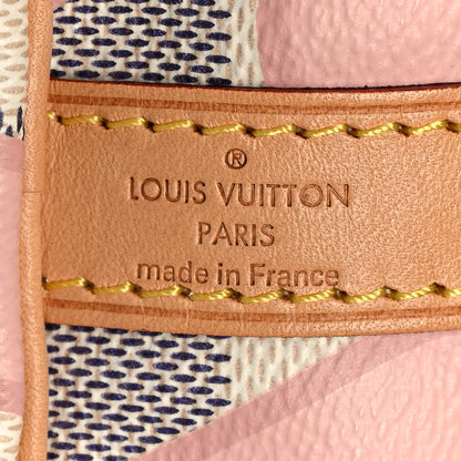 Louis Vuitton Damier Azur Tahitienne Speedy Bandouliere 30 Rose Ballerine 6 of 10