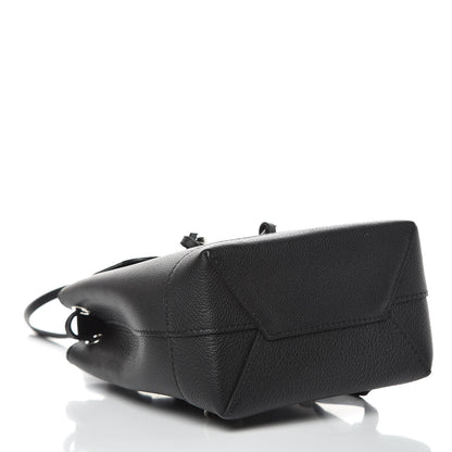 Louis Vuitton Calfskin Lockme Mini Backpack Black 4 of 9