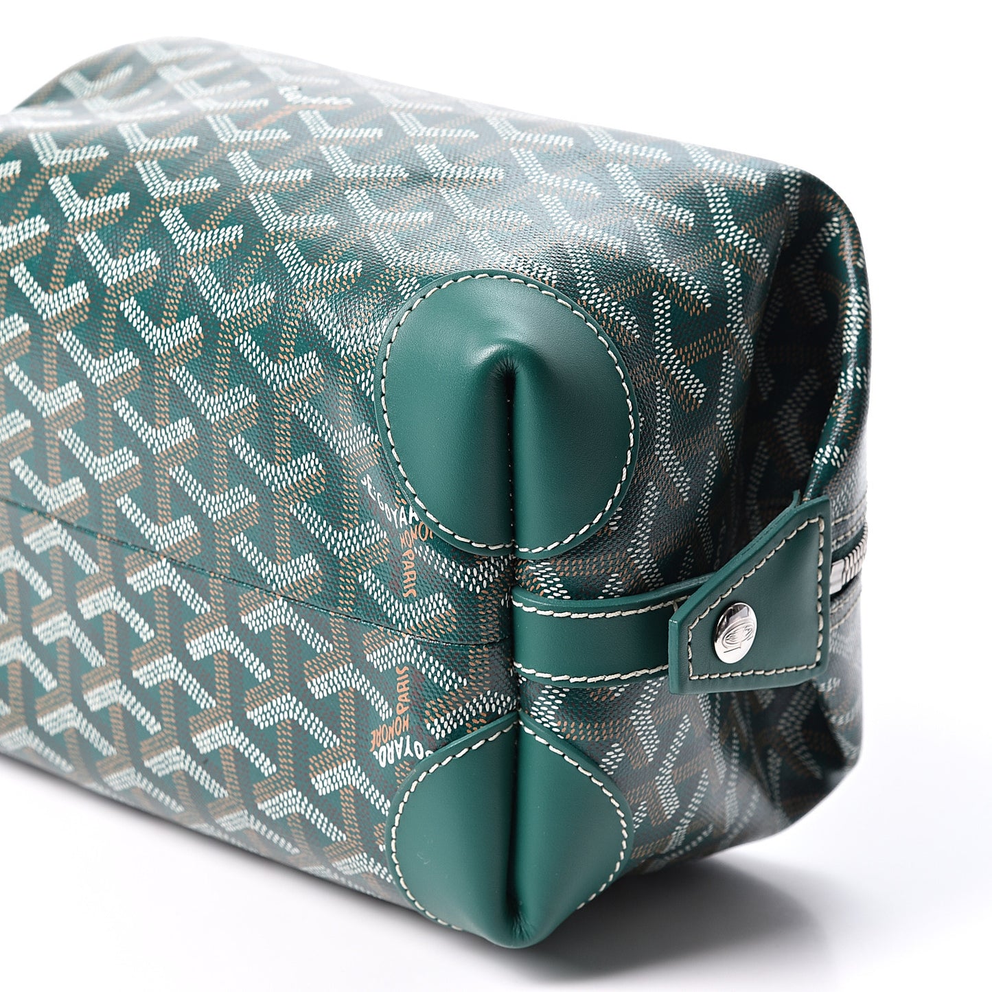 Goyardine Boeing 25 Trousse de Toilette Green