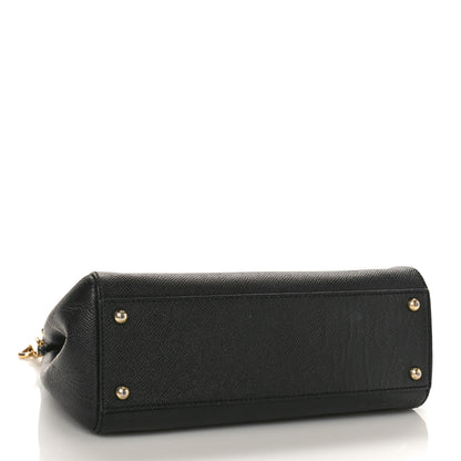 Dolce & Gabbana Dauphine Medium Miss Sicily Satchel Black 4 of 8