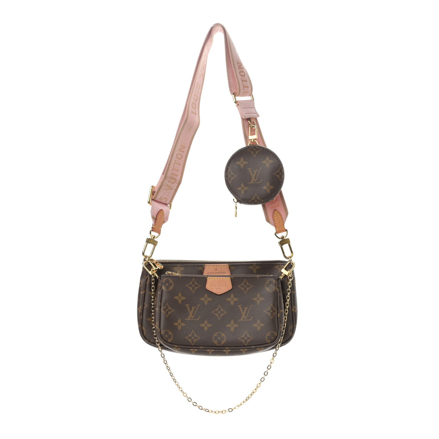 Monogram Multi Pochette Accessories Rose Clair