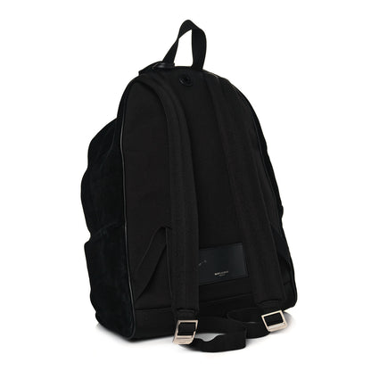 Saint Laurent Suede City Backpack Black 2 of 13