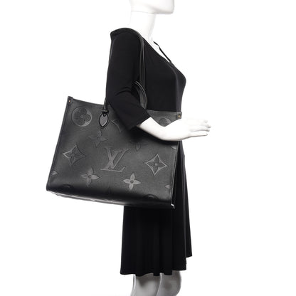Louis Vuitton Empreinte Monogram Giant Onthego GM Black 2 of 12