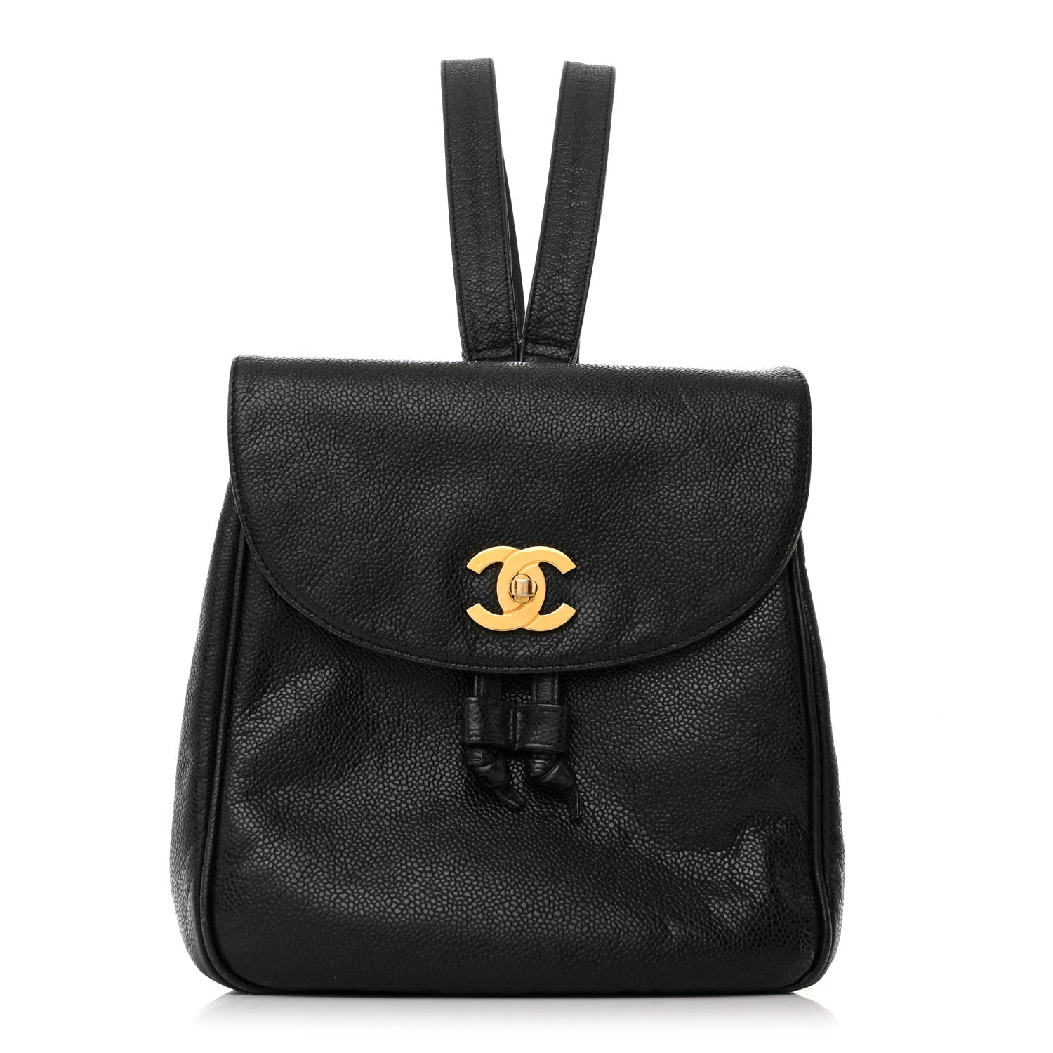 Chanel Caviar CC Backpack Black 1 of 11
