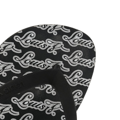 Louis Vuitton Rubber Mens Molitor Thong Sandals 6 Black 9 of 10