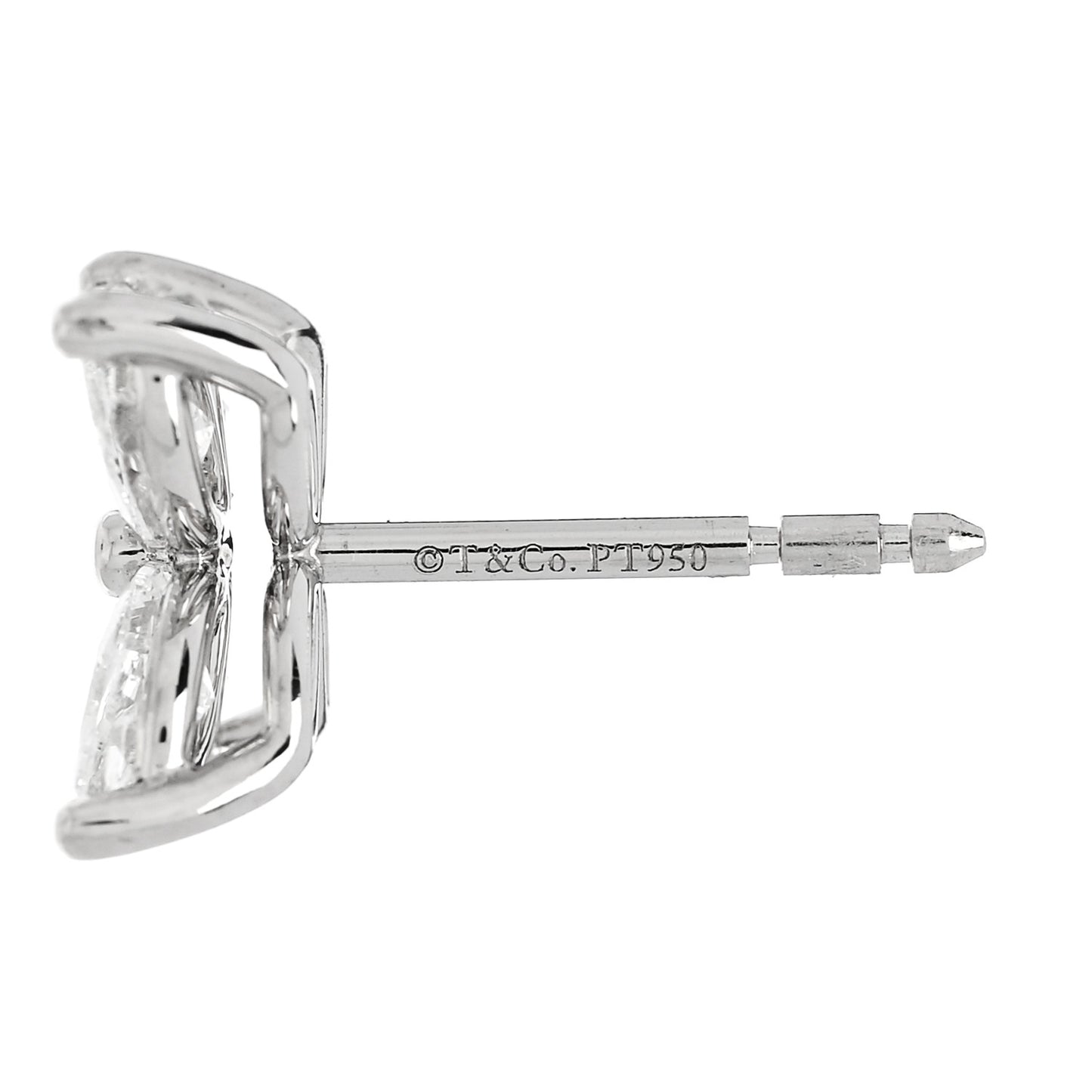 Platinum Diamond Large Victoria Earrings