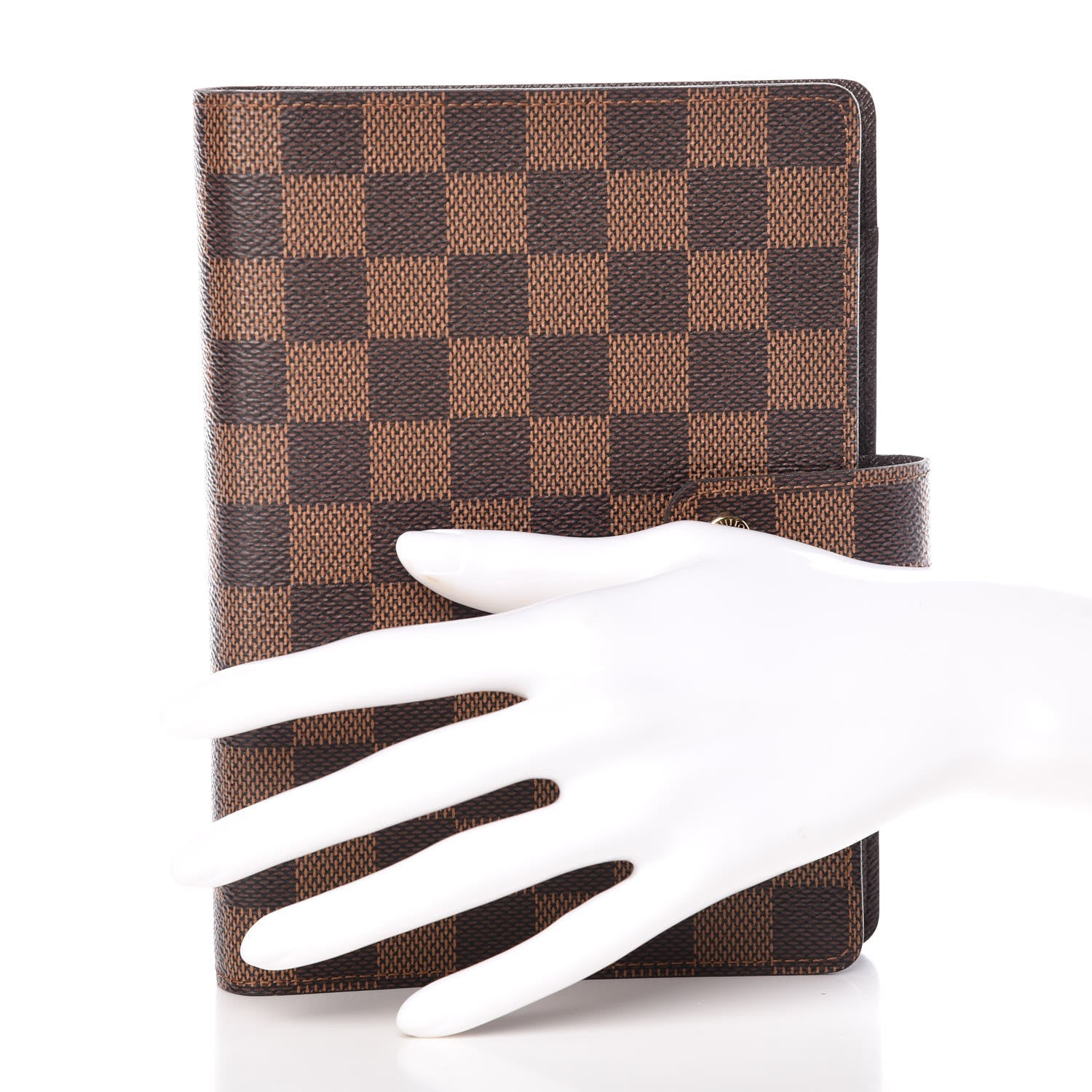 Louis Vuitton Damier Ebene Medium Ring Agenda Cover 2 of 8