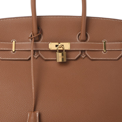 Hermes Togo Birkin 35 Gold 7 of 9