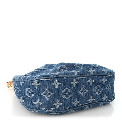Louis Vuitton Monogram Denim Pochette Valley Blue 4 of 9
