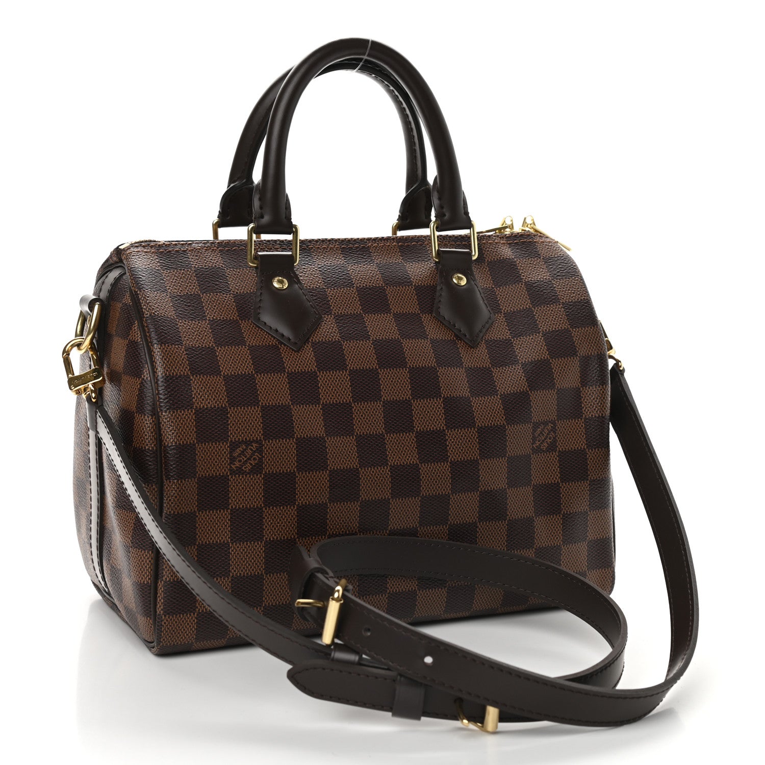 Louis Vuitton Damier Ebene Speedy Bandouliere 25 3 of 9