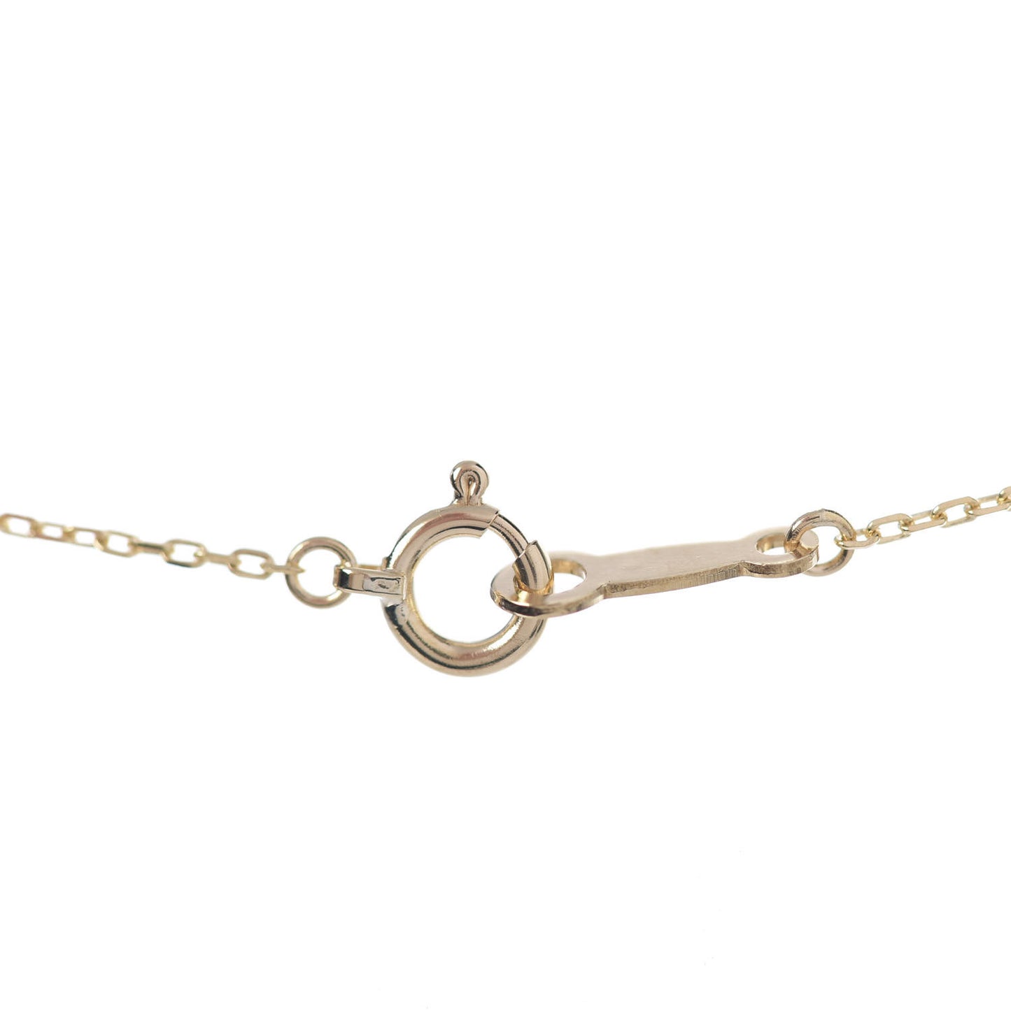 18K Yellow Gold Diamond Akoya Pearl 7mm Leaf Pendant Necklace