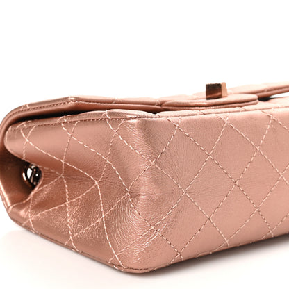 Chanel Metallic Grained Calfskin Quilted 2.55 Reissue Mini Flap Copper Pink 9 of 10