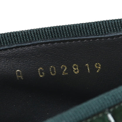 Chanel Patent Calfskin Crocodile Embossed Ballerina Flats 41 Dark Green Black 40 Dark Green Black 9 of 10