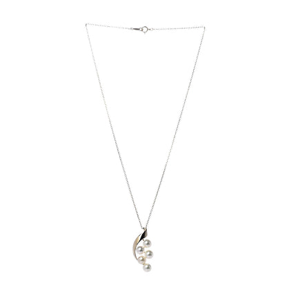 Mikimoto 18K Yellow Gold Akoya Pearl 6mm Pendant Necklace 3 of 4