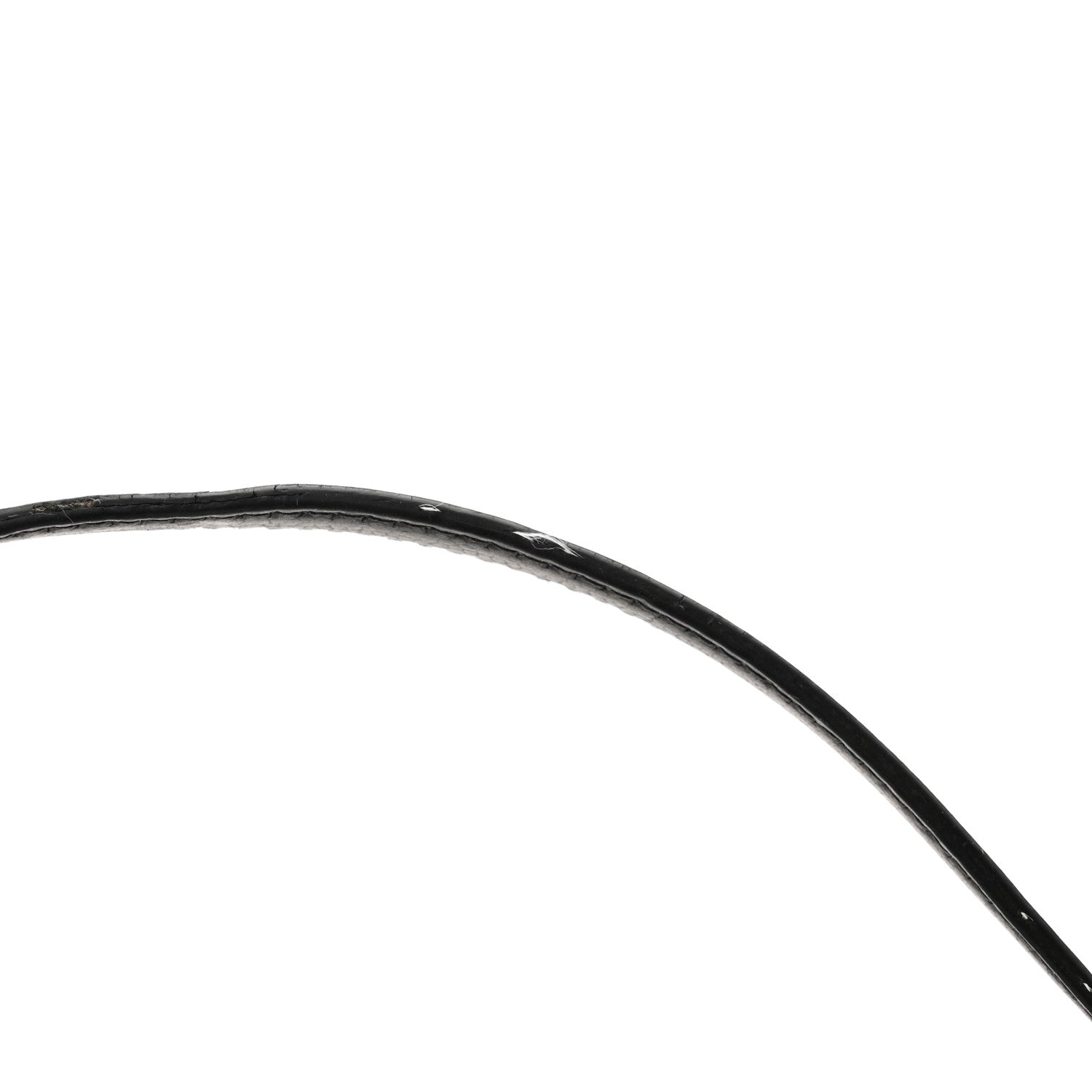 Saint Laurent Grain De Poudre Matelasse Chevron Monogram Monochrome Envelope Chain Wallet Black 17 of 18