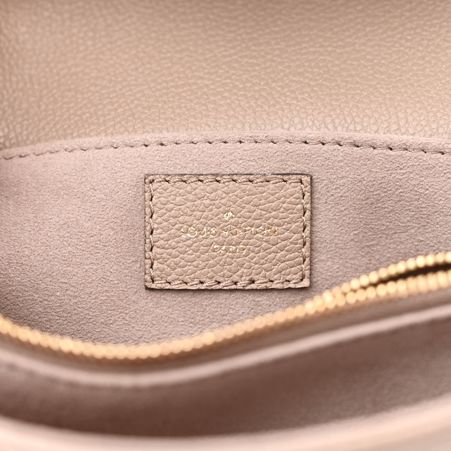 Louis Vuitton Empreinte Monogram Giant Pochette Metis East West Tourterelle Creme 6 of 9
