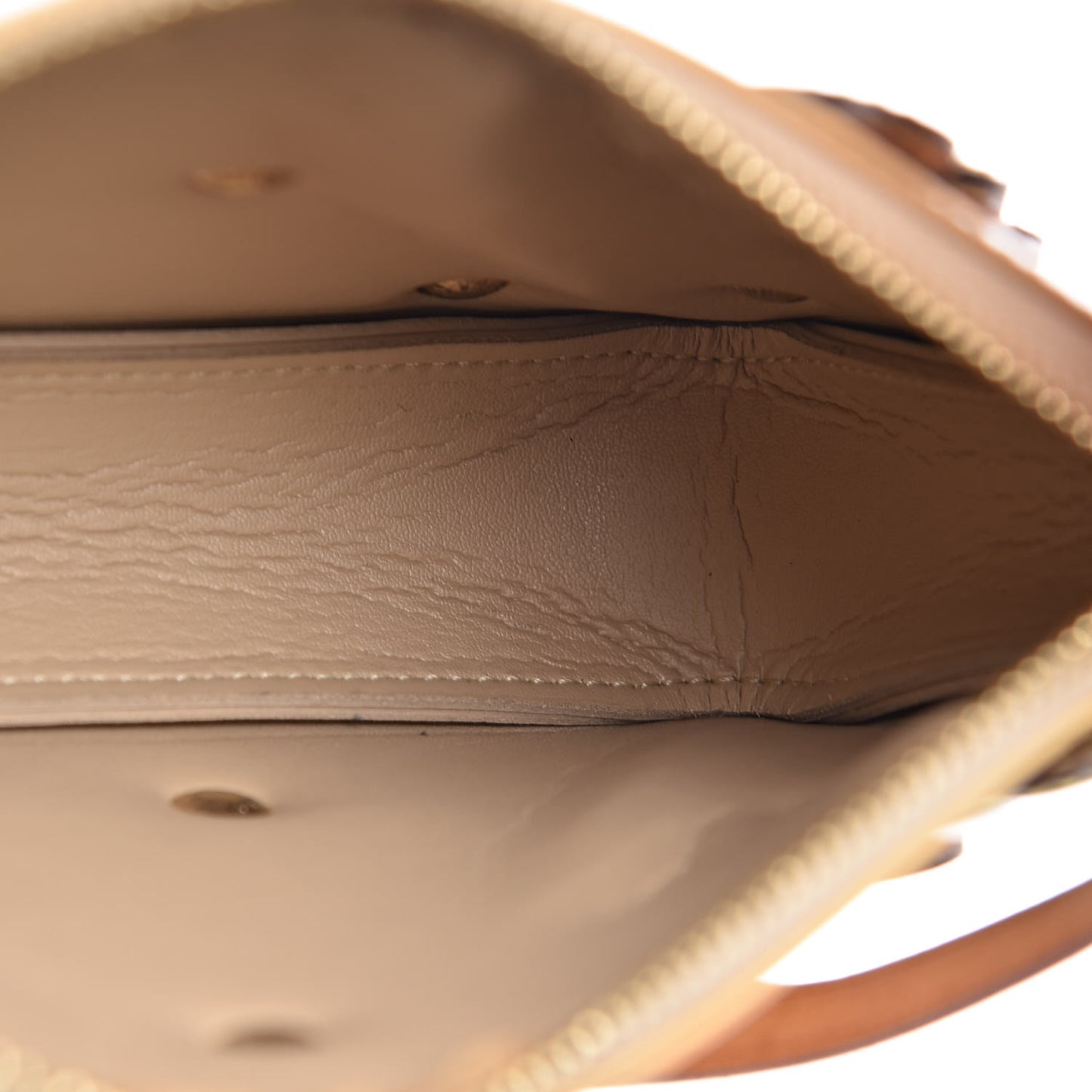 Vernis Lexington Fleurs Pochette Beige