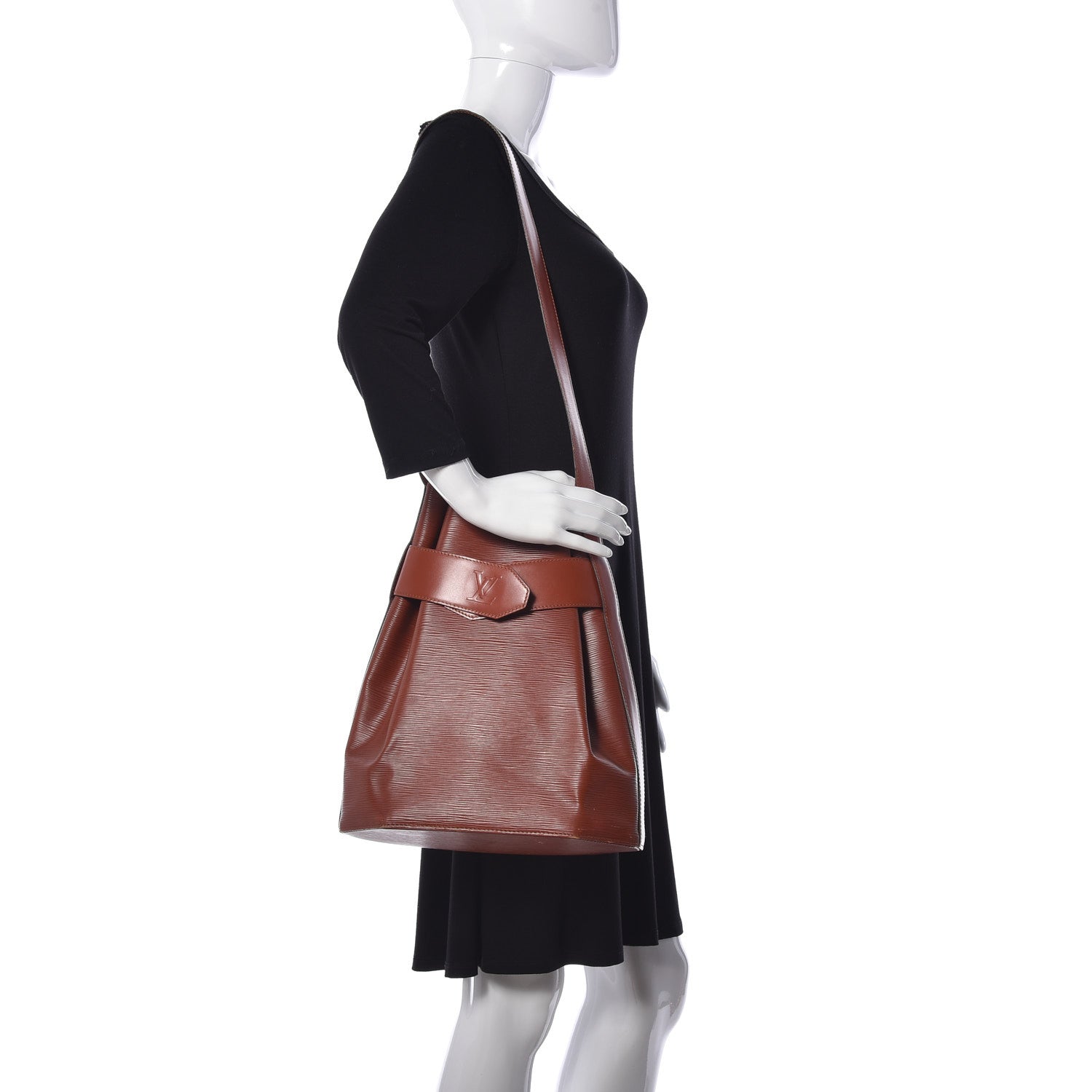 Louis Vuitton Epi Sac D'Epaule GM Kenyan Fawn 2 of 9