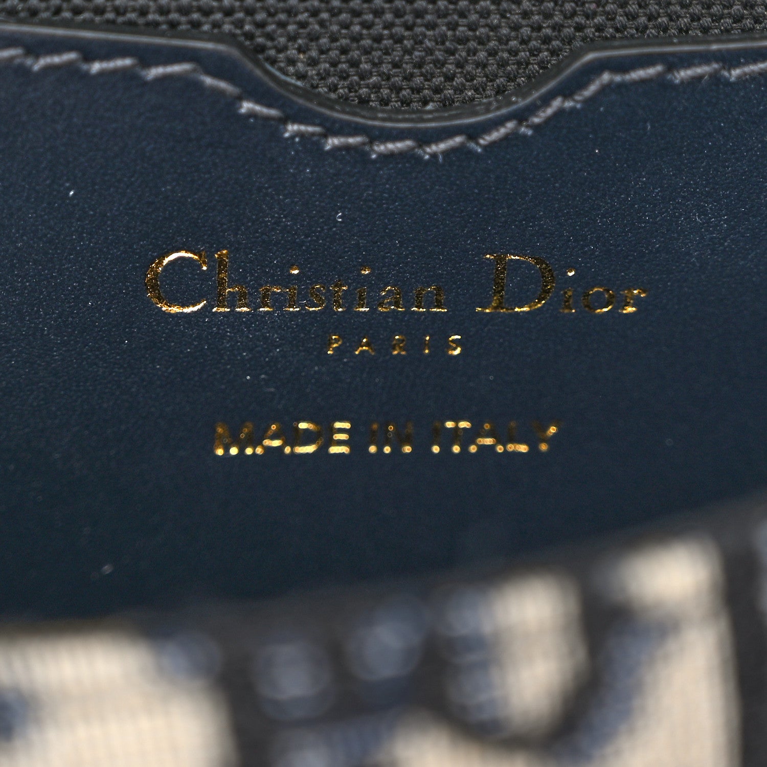 Christian Dior Oblique Medium Bobby Flap Blue 6 of 9