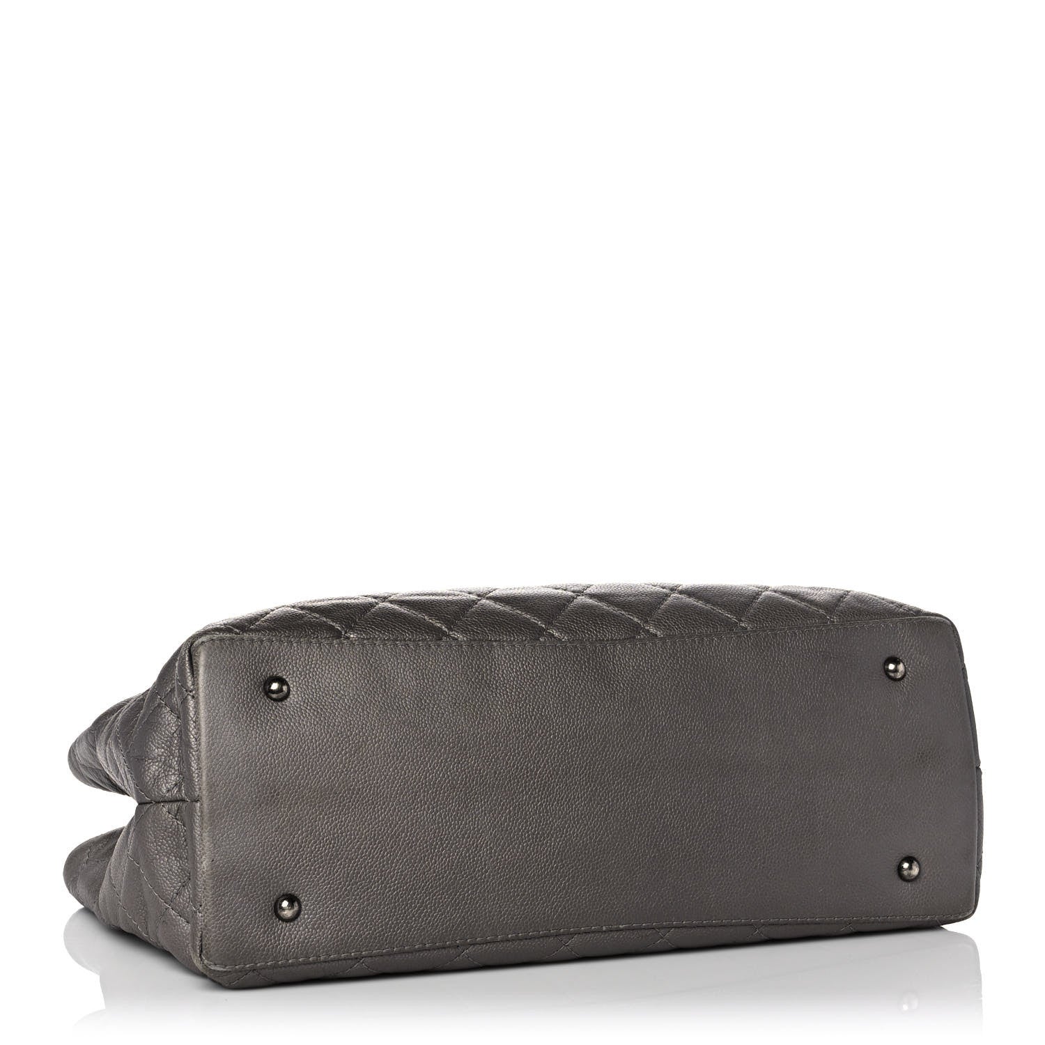Chanel Metallic Caviar Large Be Caviar Tote Grey 3 of 9