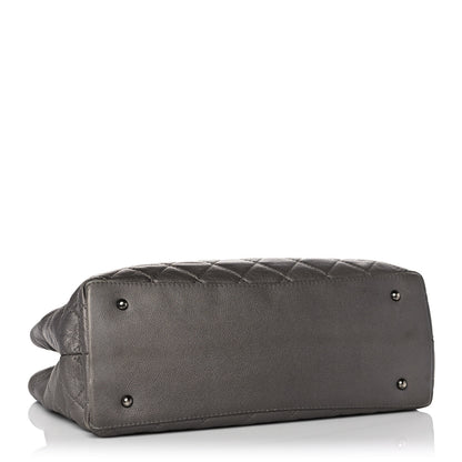 Chanel Metallic Caviar Large Be Caviar Tote Grey 3 of 9