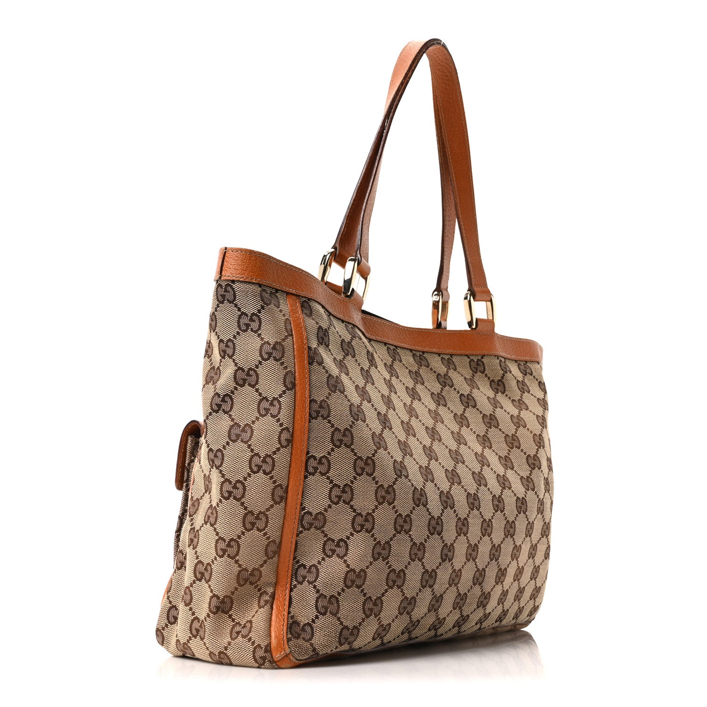 Monogram Abbey D Ring Tote Tan