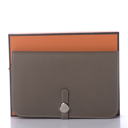 Hermes Togo Dogon Duo Wallet Etoupe 14 of 14