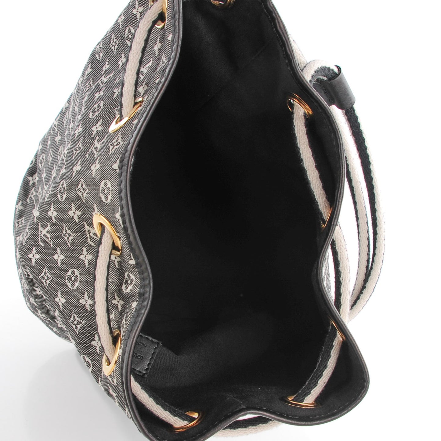 Mini Lin Monogram Betsy Backpack Black