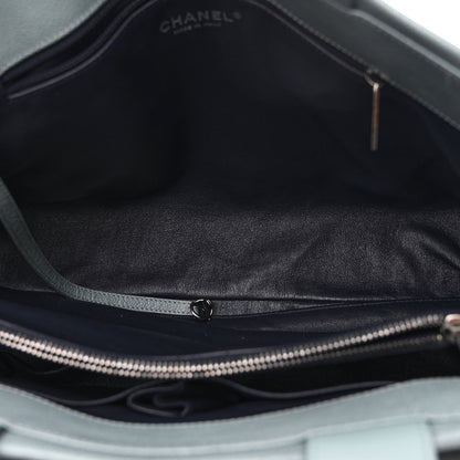 Chanel Caviar Lambskin Quilted Large Coco Break Shopping Bag Grey 7 of 15