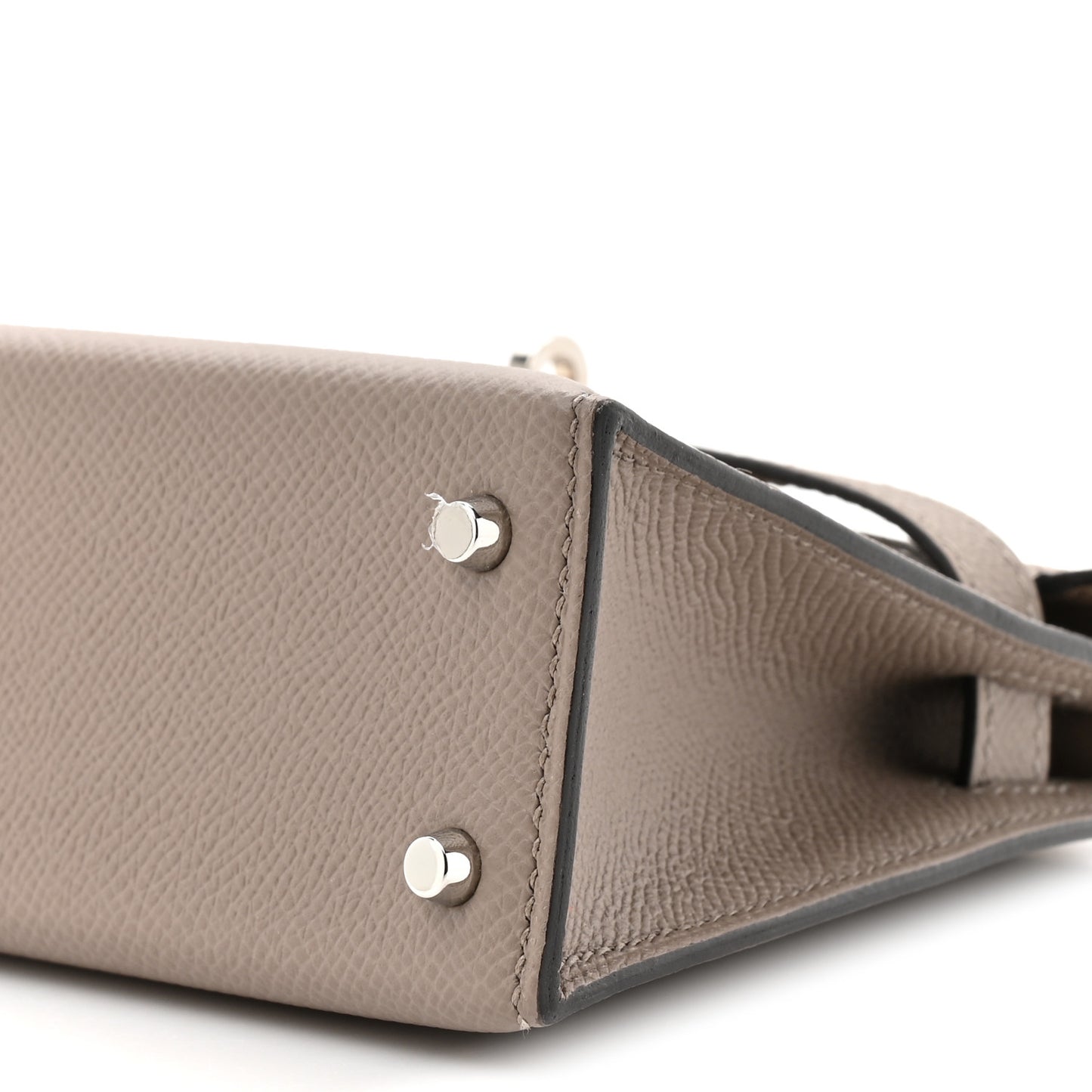 Epsom Mini Kelly Sellier 20 Gris Asphalte