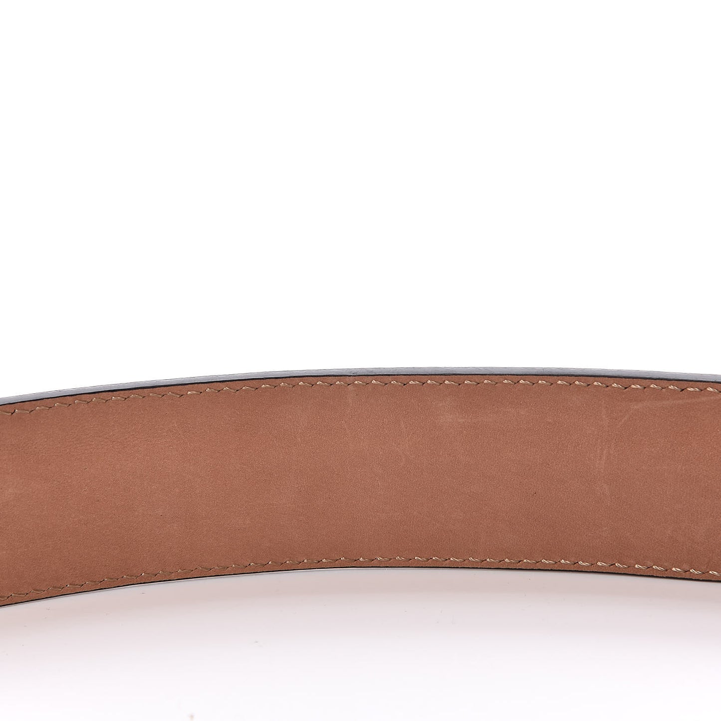 Vitello F is Fendi Bi-Color FF 1974 Embossed Belt 80 32 Maya Black