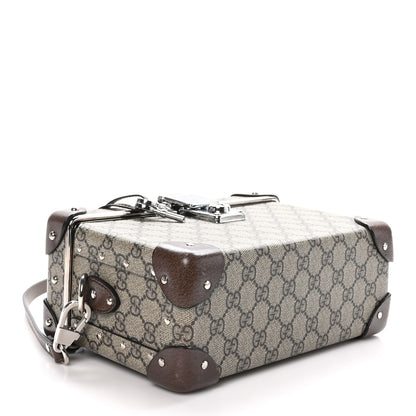 Gucci GG Supreme Monogram Globe-Trotter Beauty Case Brown 4 of 10