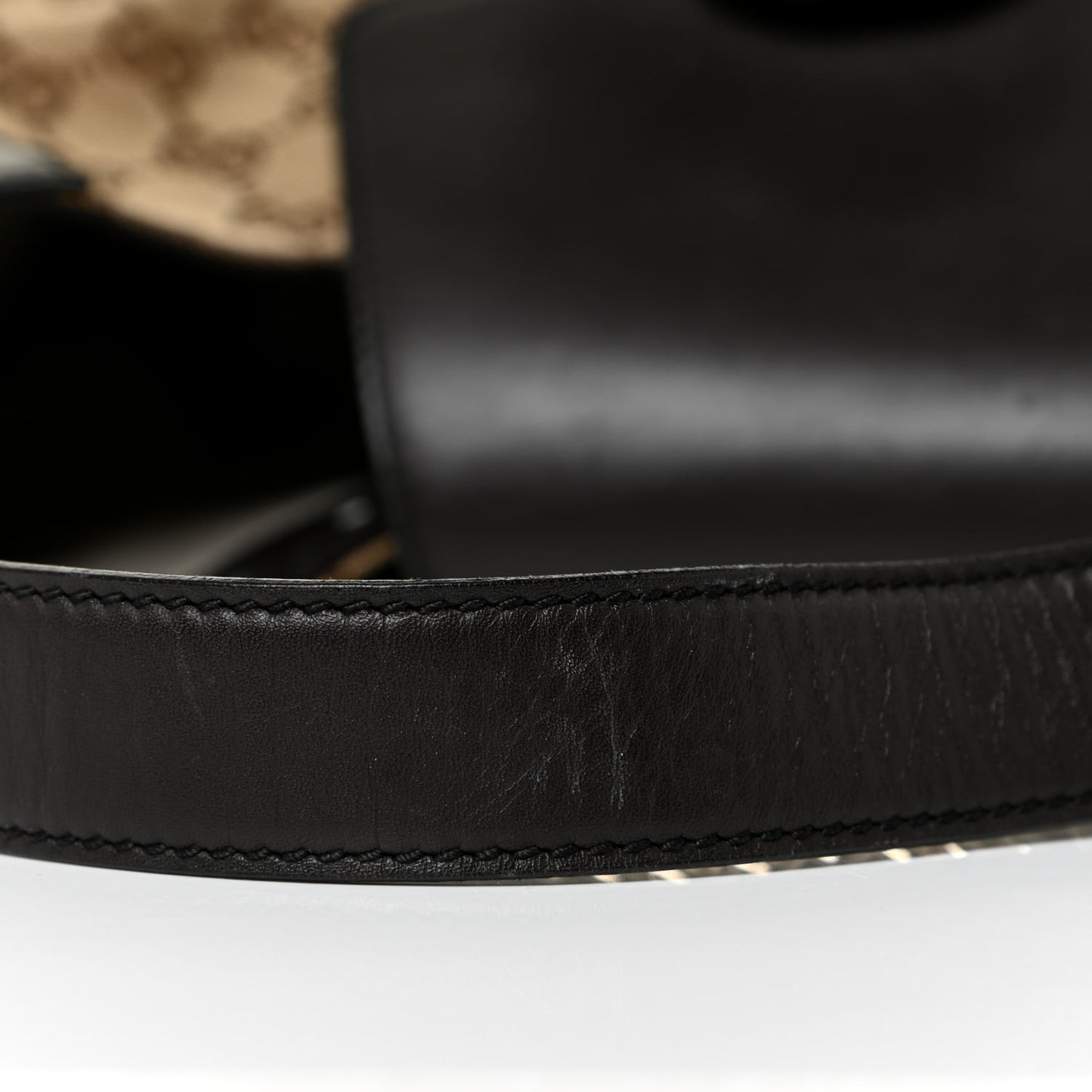 Monogram Margaux Calfskin Medium Emily Hobo Beige Ebony Cocoa