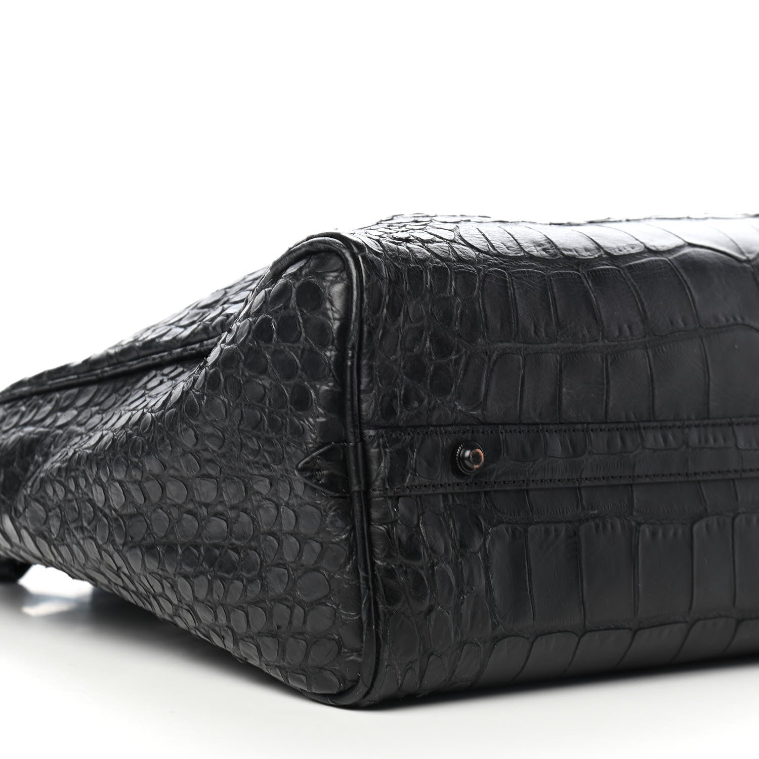 3.1 Phillip Lim Crocodile Embossed Large Ryder Satchel Black 5 of 8