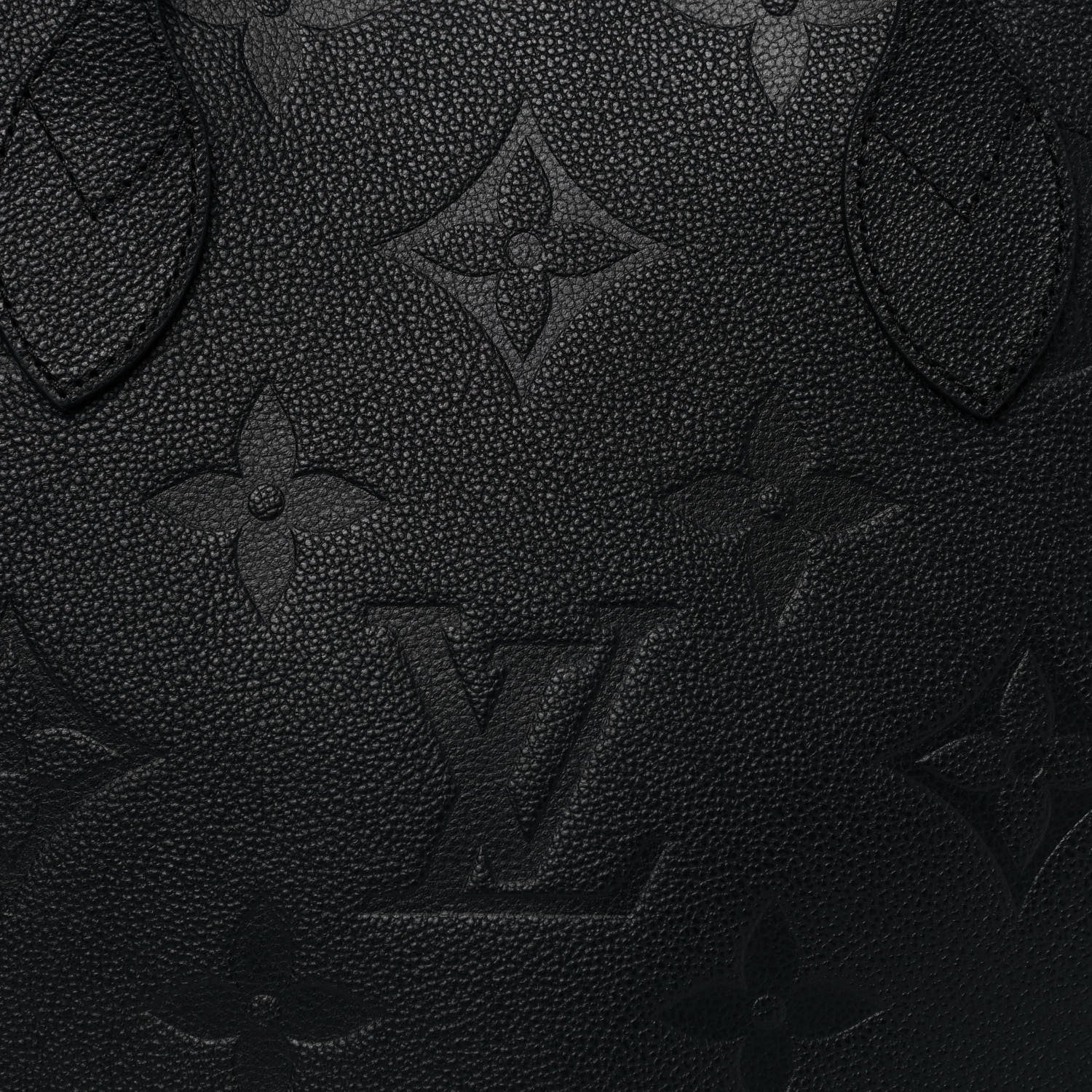 Louis Vuitton Empreinte Monogram Giant Neverfull MM Black 7 of 14
