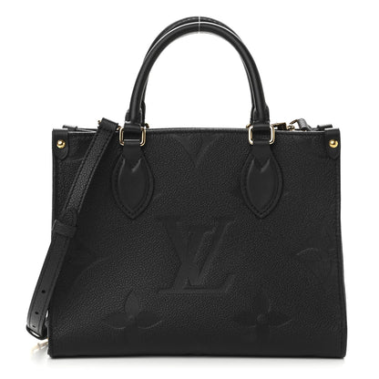 Louis Vuitton Empreinte Monogram Giant Onthego PM Black 1 of 9