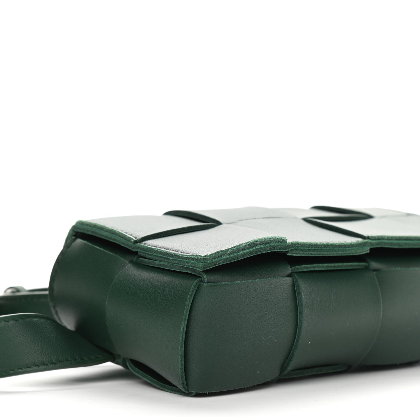 Nappa Maxi Intreccio The Belt Cassette Bag Raintree
