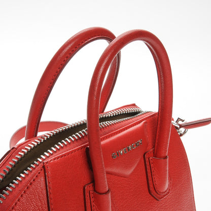 Givenchy Sugar Goatskin Mini Antigona Red 9 of 10