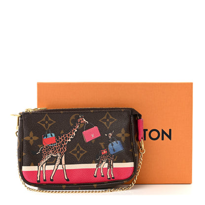 Louis Vuitton Monogram 2017 Christmas Animation Mini Pochette Accessories 10 of 10