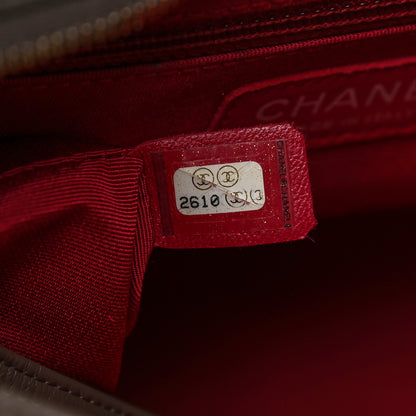 Chanel Aged Calfskin Quilted Medium Gabrielle Hobo Grey 10 of 10