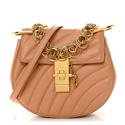 Chloe Calfskin Quilted Mini Drew Bijou Shoulder Bag Blushy Pink 1 of 12