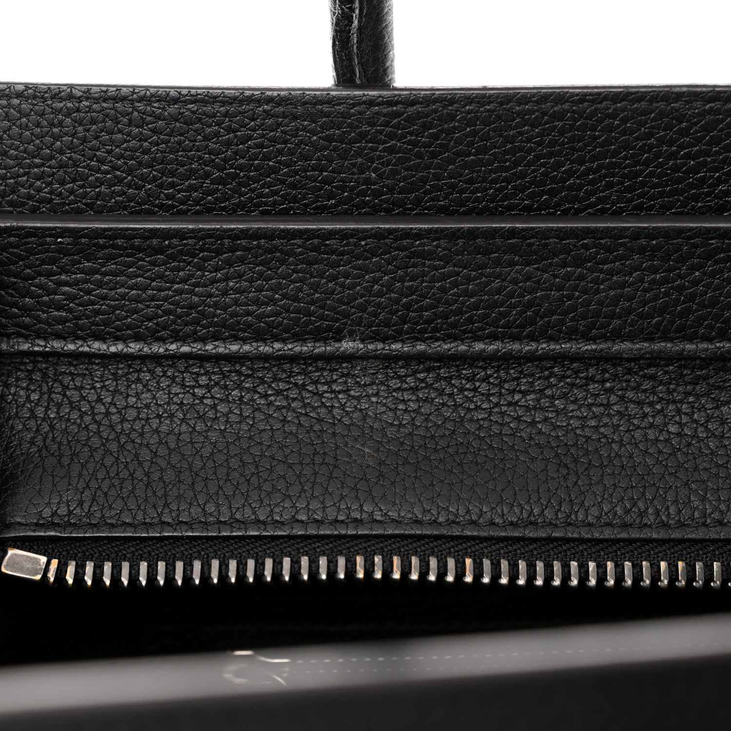 Celine Drummed Calfskin Micro Luggage Black 13 of 20