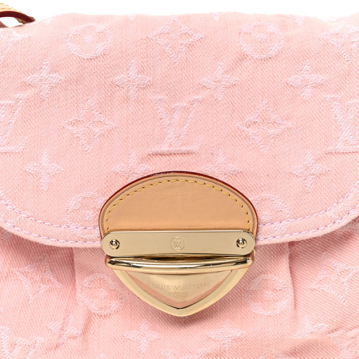 Monogram Denim Sunset Washed Pink