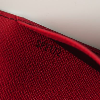 Louis Vuitton Monogram Josephine Wallet Red 7 of 7