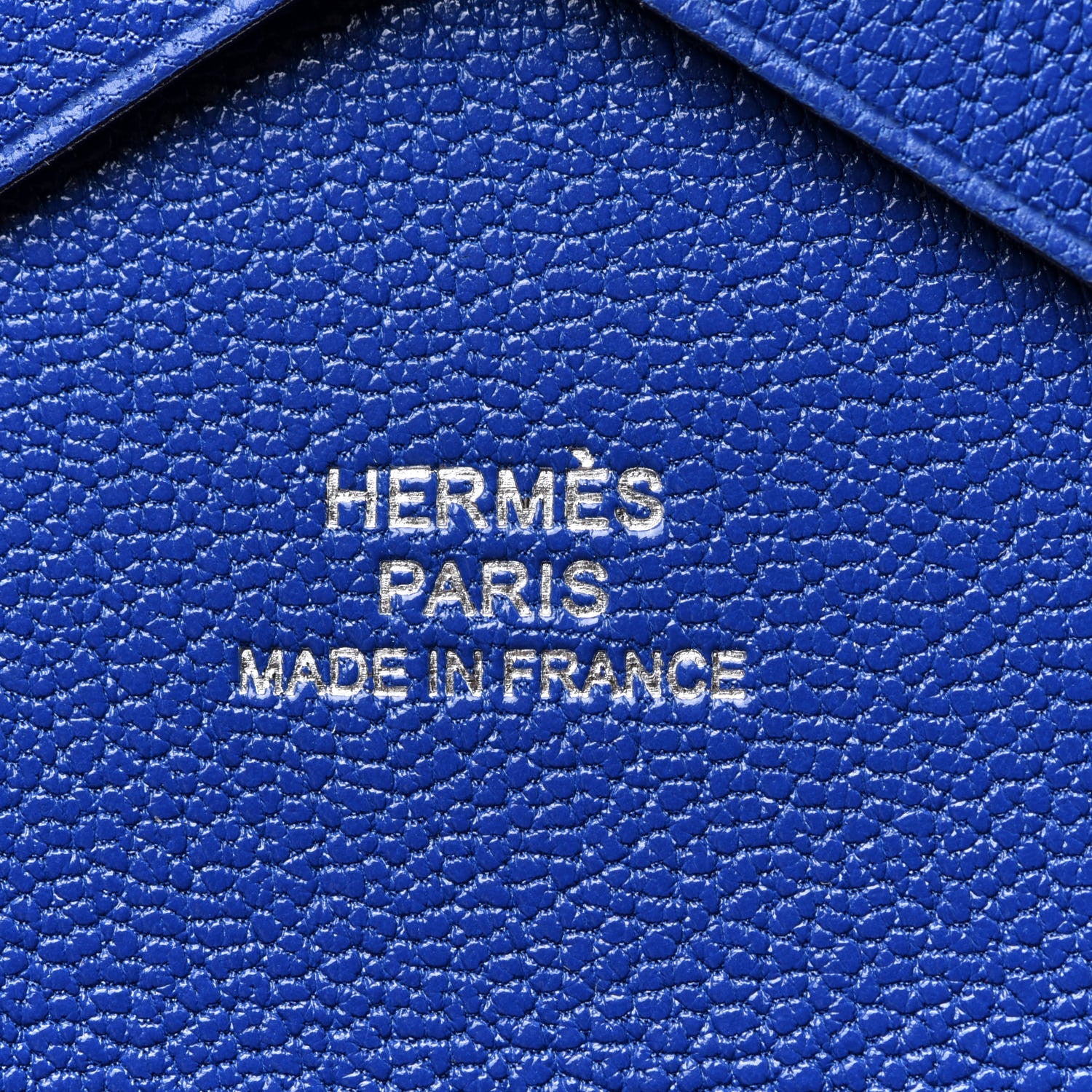 Hermes Chevre Mysore Calvi Duo Card Case Bleu Electrique 6 of 8