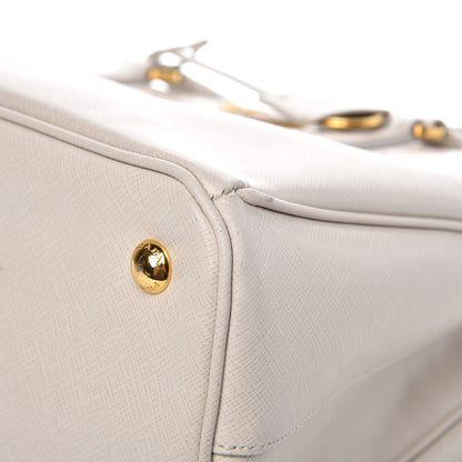 Prada Saffiano Lux Medium Tote Talco 12 of 14